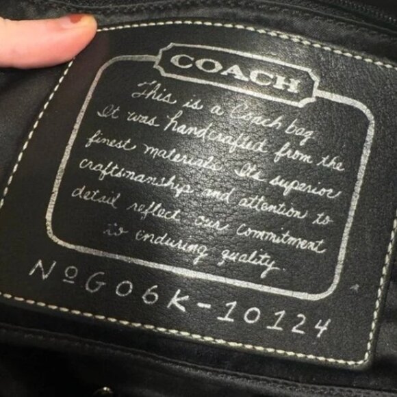 GUC 2006 Coach Signature Stripe Tote Shoulder Bag - Picture 3 of 7